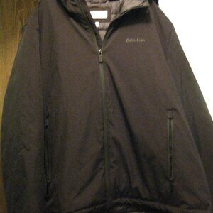 New Calvin Klein Sorona Aura 7degree Warmth Factor Men's Black Hooded Jacket XXL